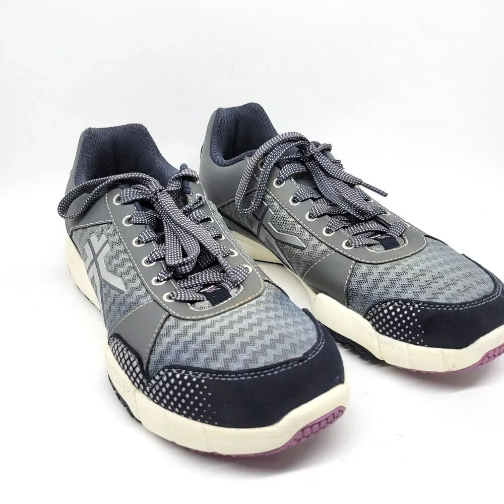 KURU Quantum Athletic Shoes Womens 10.5 EU 42 Gray Comfort Lace Up Sneakers